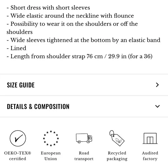 🌿NWT Sézane Rosita Dress